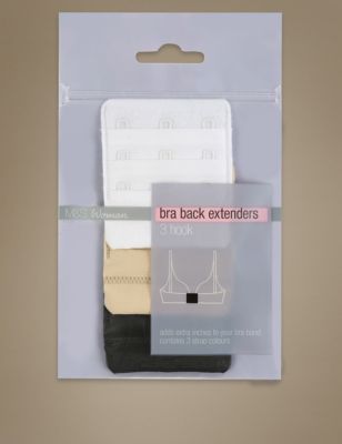 3 Pack 3 Hook Bra Extenders